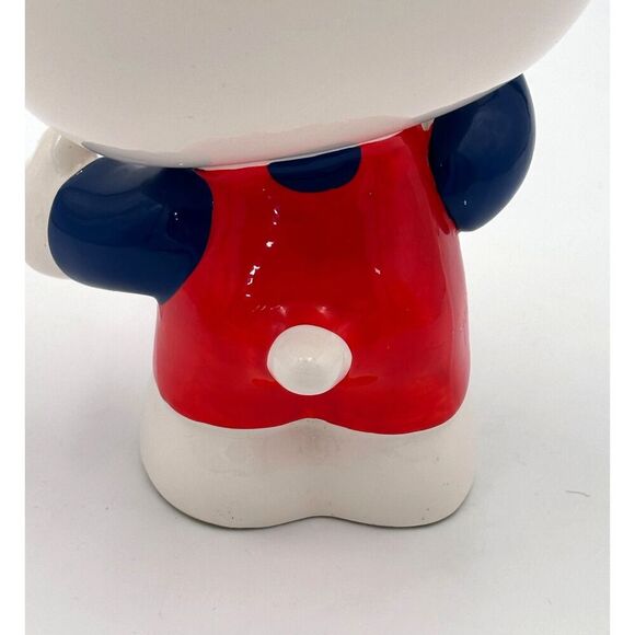 Vintage 1976 Hello Kitty Ceramic Bank Sanrio Japan Rare Whisker Misprint - Picture 8 of 10